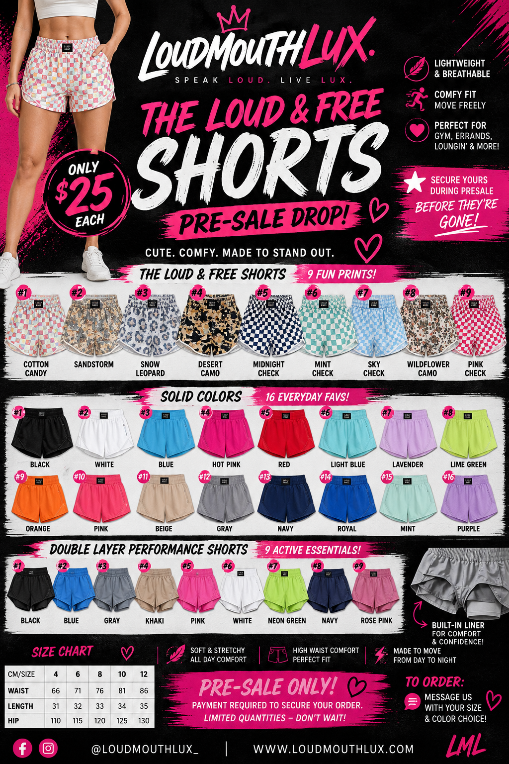 Loud & Free Shorts